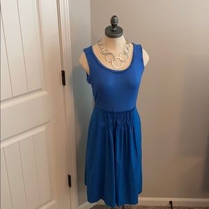 Size 6 Tahari Blue Dress